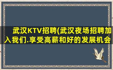 武汉KTV招聘(武汉夜场招聘加入我们.享受高薪和好的发展机会